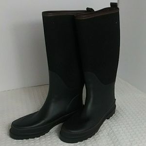 Lands End women rain rubber boots sz 9